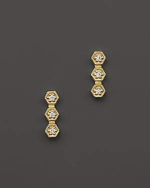 Dana Rebecca Designs 14k Yellow Gold Stud Earrings With Diamonds