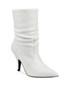 Kendall And Kylie Women's Calie Leather Mid-calf Pointed Toe Booties