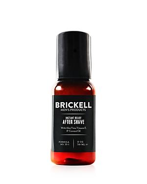 Brickell Men's Products Instant Relief After Shave Travel Size 2 Oz.