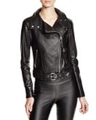 Mackage Hania Perforated Leather Motorcycle Jacket - 100% Bloomingdale's Exclusive