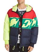 Iceberg Colorblock Logo Puffer Jacket