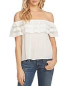 1.state Off-the-shoulder Ruffle Top
