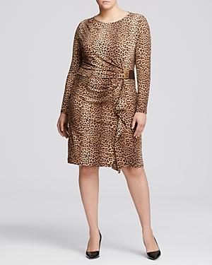 Michael Michael Kors Plus Leopard Print Dress