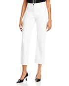 Alice And Olivia Marshall Vegan Leather Cropped Pants
