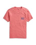 Vineyard Vines Waves Flag Pocket Tee