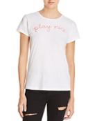 Sundry Play Nice Embroidered Tee - 100% Exclusive