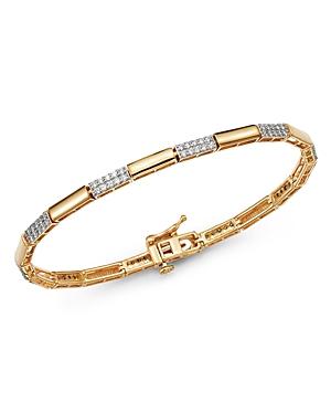 Bloomingdale's Diamond Link Bracelet In 14k Yellow Gold, 1.0 Ct. T.w. - 100% Exclusive