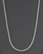 Lagos Sterling Caviar Silver Rope Chain Necklace, 16