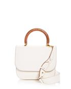 Max Mara Wooden Handle Leather Tote
