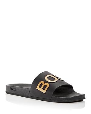 Boss Men's Bay Logo Slide Sandals