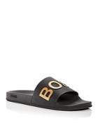 Boss Men's Bay Logo Slide Sandals
