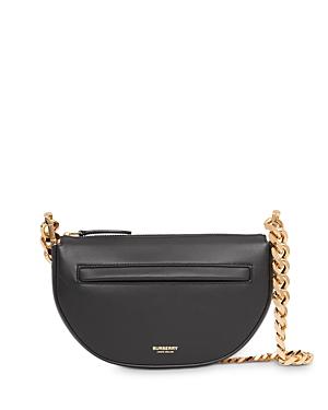 Burberry Olympia Leather Saddle Bag