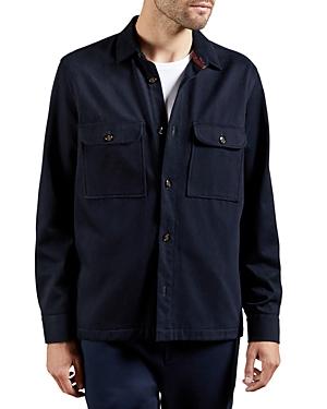 Ted Baker Twill Regular Fit Overshirt