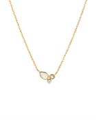 Argento Vivo Simulated Opal Cluster Pendant Necklace, 16