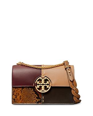 Tory Burch Miller Mixed Media Shoulder Bag