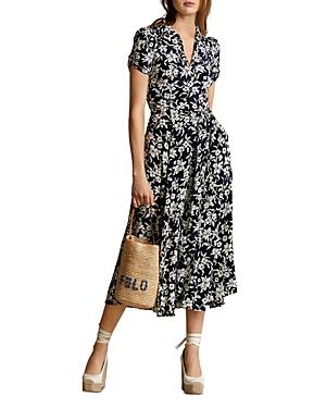 Polo Ralph Lauren Floral Print Midi Dress