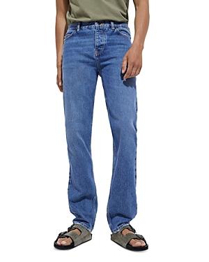 The Kooples Straight Fit Jeans In Faded Blue