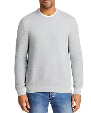 The Men's Store At Bloomingdale's Cotton Textured Regular Fit Crewneck Sweater - 100% Exclusive