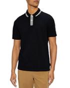 Ted Baker Color Tipped Textured Polo Shirt