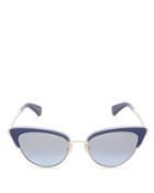 Kate Spade New York Women's Jahnam Mirrored Cat Eye Sunglasses, 52mm