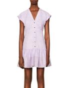 Sandro Maelys Button Front Dress