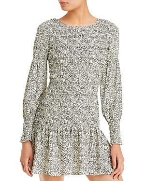 Aqua Smocked Drop Waist Mini Dress - 100% Exclusive