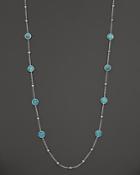 Ippolita Sterling Silver Rock Candy Mini Lollipop And Ball Necklace In Turquoise, 37