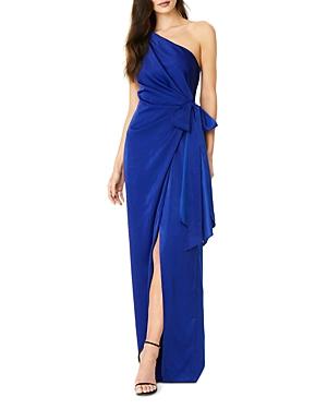 Aidan By Aidan Mattox One Shoulder Draped Gown