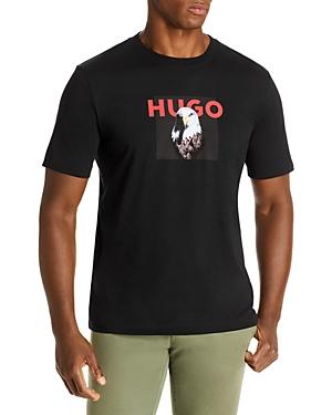Hugo Dhynx Regular Fit Graphic Logo Tee