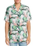 Levi's Cubano Tropical Flamingo-print Slim Fit Camp Shirt
