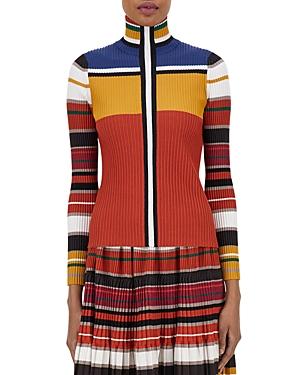 Weekend Max Mara Plutone Ribbed Striped Sweater