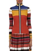 Weekend Max Mara Plutone Ribbed Striped Sweater