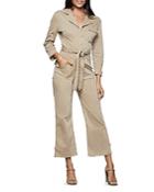 Good American Belted Utility Jumpsuit