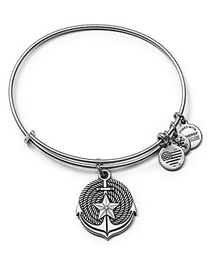 Alex And Ani Anchor Expandable Wire Bangle
