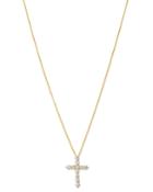 Bloomingdale's Diamond Cross Pendant Necklace In 14k Yellow Gold - 100% Exclusive