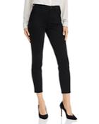 Jen7 By 7 For All Mankind Skinny Ankle Jeans In Classic Black Noir