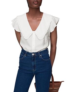 Whistles Flutter Sleeve Blouse