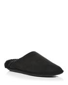 Natori Women's Cuddle Suede Shearling Lined Slippers