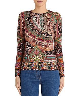 Etro Paisley Jersey Sweater