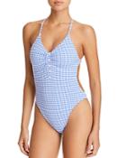 Nanette Lepore Capri Gingham One-piece Swimsuit