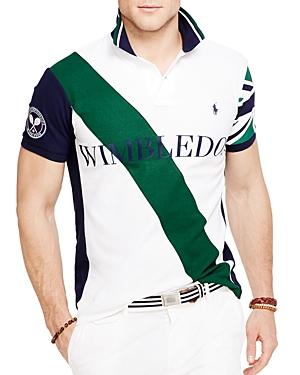 Polo Ralph Lauren Wimbledon Banner Stripe Polo Shirt - Slim Fit