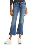 Rag & Bone Nina Frayed Flare Ankle Jeans In Copper Hill
