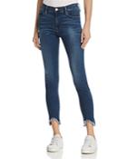 Frame Le High Skinny Triangle Hem Jeans In Sulham