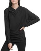 Dkny V Neck Long Sleeve Top