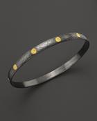 Gurhan Sterling Silver And 24k Gold Midnight Bangle