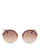 Marc Jacobs Women's Marc Rimless Round Sunglasses, 60mm
