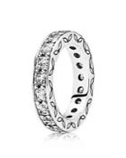 Pandora Ring - Sterling Silver & Cubic Zirconia Clear Infinity