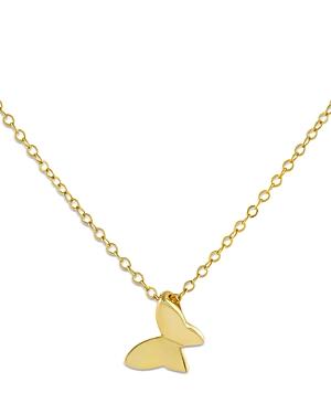 Adinas Jewels Butterfly Pendant Necklace, 16.25-18.25