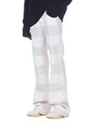 Marni Flared Paint Striped Denim Jeans