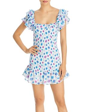 Loveshackfancy Kodie Smocked Cotton Mini Dress